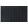 Tapis rectangulaire noir 60x100 cm bambou 