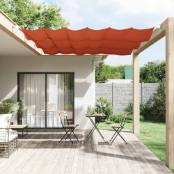 Auvent vertical Terre cuite 100x270 cm Tissu oxford 