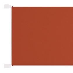 Auvent vertical Terre cuite 100x270 cm Tissu oxford 