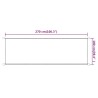 Auvent vertical Terre cuite 100x270 cm Tissu oxford 