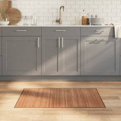 Tapis rectangulaire naturel 60x100 cm bambou 
