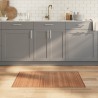 Tapis rectangulaire naturel 60x100 cm bambou 