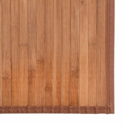 Tapis rectangulaire naturel 60x100 cm bambou 