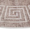 Tapis lavable antidérapant 120 cm beige 