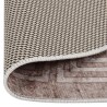 Tapis lavable antidérapant 120 cm beige 
