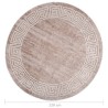 Tapis lavable antidérapant 120 cm beige 