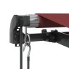 Auvent rétractable automatique bordeaux 350x250 cm 