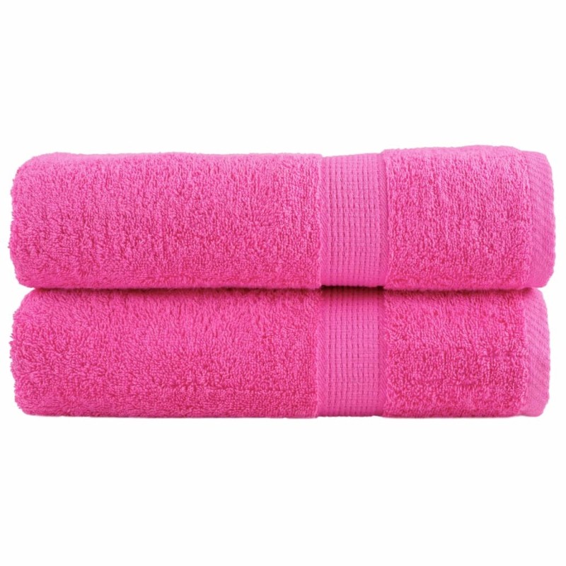Essuie-mains de qualité supérieure SOLUND 2 pcs rose 600 g/m² 