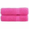 Essuie-mains de qualité supérieure SOLUND 2 pcs rose 600 g/m² 