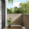 Écran de balcon taupe 120x700 cm 100% polyester oxford 