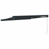 Auvent rétractable anthracite 3x2,5 m tissu et aluminium 