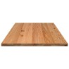 Dessus de table marron clair bois chêne massif rectangulaire 