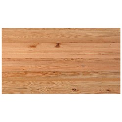 Dessus de table marron clair bois chêne massif rectangulaire 