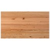 Dessus de table marron clair bois chêne massif rectangulaire 