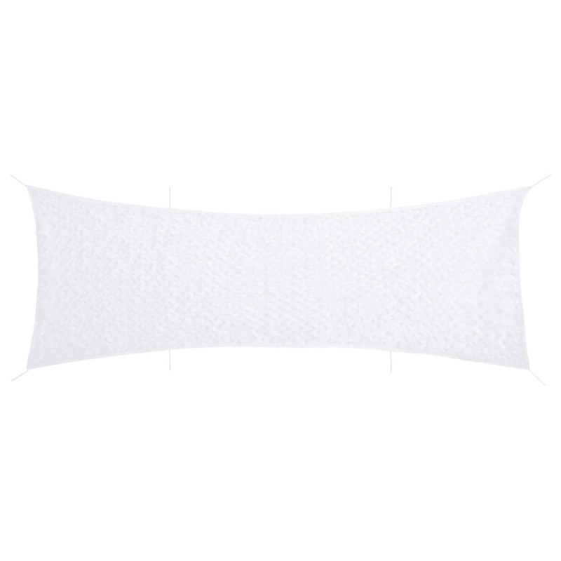 Filet de camouflage avec sac de rangement 753x199 cm blanc 