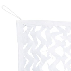 Filet de camouflage avec sac de rangement 753x199 cm blanc 