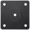 Base de parasol pour mât Ø38/48 mm noir mat acier 
