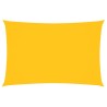 Voile de parasol Tissu Oxford rectangulaire 2x4 m Jaune 