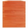 Jardinière cire marron 110x60x68,5 cm bois de pin massif 
