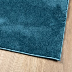 Tapis OVIEDO à poils courts turquoise 80x150 cm 