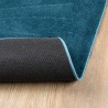 Tapis OVIEDO à poils courts turquoise 80x150 cm 