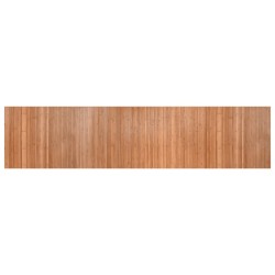 Tapis rectangulaire naturel 70x300 cm bambou 