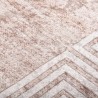Tapis lavable antidérapant 80x150 cm Beige 