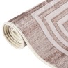 Tapis lavable antidérapant 80x150 cm Beige 