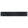 Tapis rectangulaire noir 70x400 cm bambou 