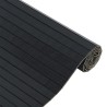 Tapis rectangulaire noir 70x400 cm bambou 