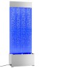 Colonne à bulles avec LED RVB Inox et acrylique 110 cm 