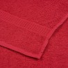 Serviettes de sauna 2 pcs rouge 80x200 cm 360 g/m² 100% coton 