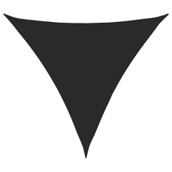 Voile d'ombrage 160 g/m² Noir 6x6x6 m PEHD 