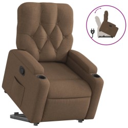 Fauteuil inclinable Marron Tissu 
