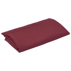 Tissu de remplacement pour parasol déporté Rouge bordeaux 350cm 