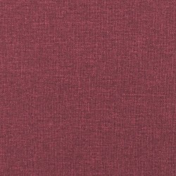 Ensemble de canapés 2 pcs avec coussins Rouge bordeaux Tissu 
