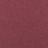 Ensemble de canapés 2 pcs avec coussins Rouge bordeaux Tissu 