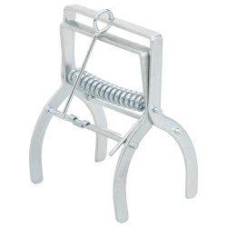 Pièges à taupes 4 pcs Argenté Acier galvanisé 