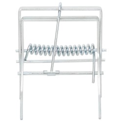 Pièges à taupes 4 pcs Argenté Acier galvanisé 