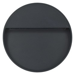 Appliques murales à LED d'extérieur 2 pcs 3 W Noir Rond 