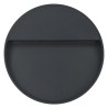 Appliques murales à LED d'extérieur 2 pcs 3 W Noir Rond 