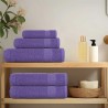 Serviettes d'invité 10 pcs violet 30x50 cm 360 g/m² 100% coton 