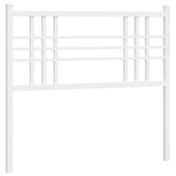 Tête de lit métal blanc 100 cm 
