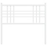 Tête de lit métal blanc 100 cm 