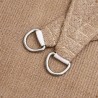 Voile d'ombrage 160 g/m² Taupe 4x5x5 m PEHD 