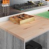 Armoires de garage 6 pcs sonoma gris bois d'ingénierie 