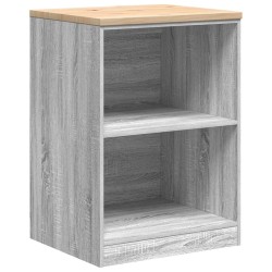 Armoires de garage 6 pcs sonoma gris bois d'ingénierie 