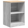 Armoires de garage 6 pcs sonoma gris bois d'ingénierie 