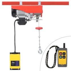 Palan électrique avec télécommande sans fil 1000 W 300/600 kg 