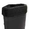 Bottes de pluie avec chaussettes amovibles noir taille 40 PVC 